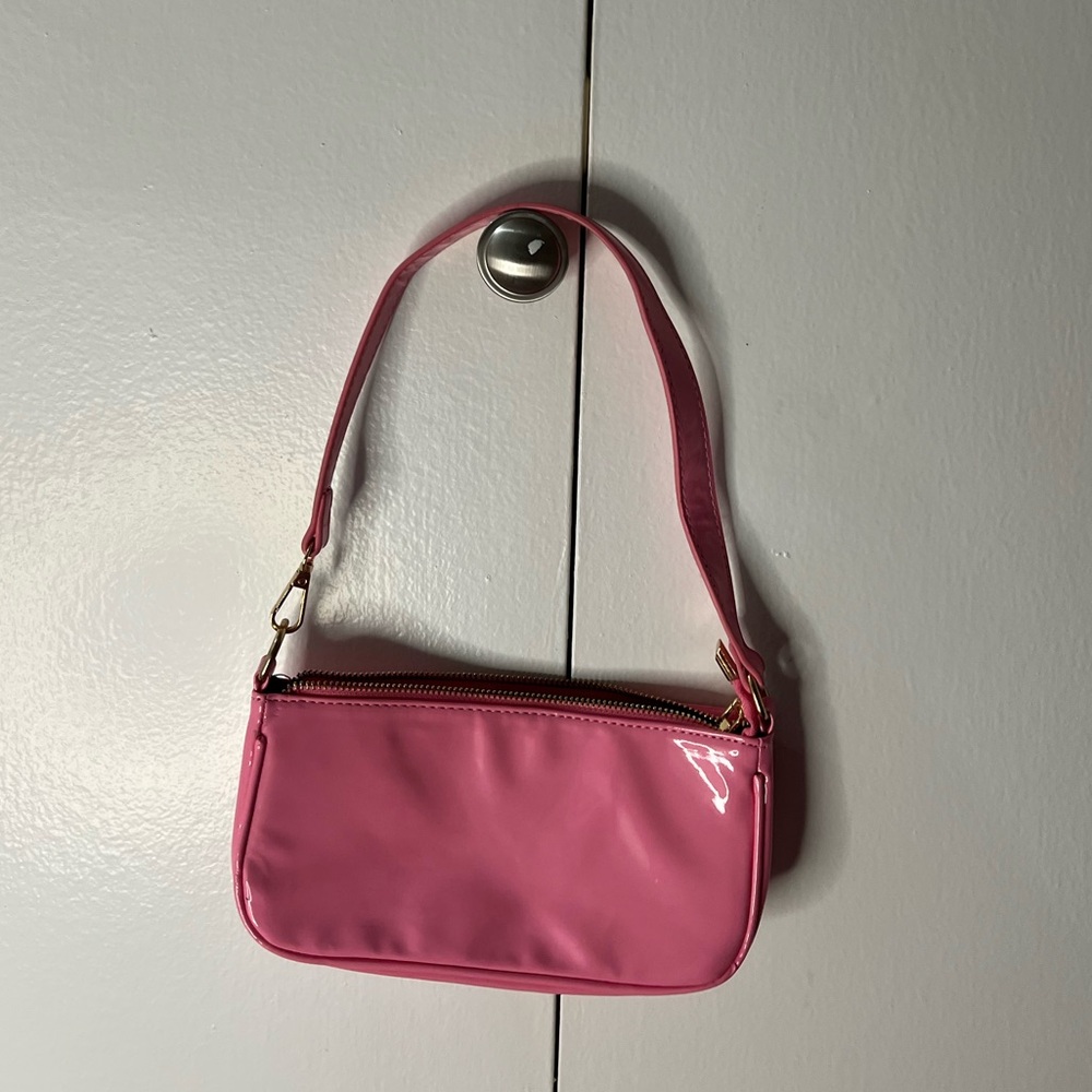 Pink Patent Leather Shoulder bag
